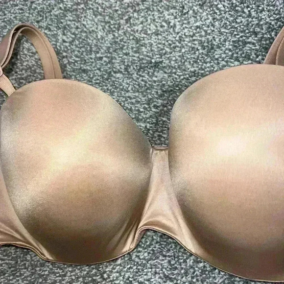 BODY BY VICTORIA Lightly Lined Smooth Strapless / strap Bra 36DD - Picture 4 of 13